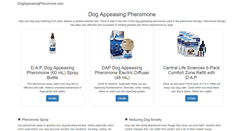 Desktop Screenshot of dogappeasingpheromone.com