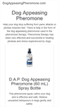 Mobile Screenshot of dogappeasingpheromone.com