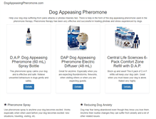 Tablet Screenshot of dogappeasingpheromone.com